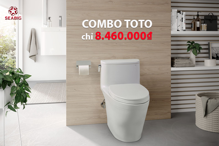 Trọn bộ combo thiết bị vệ sinh TOTO cao cấp chỉ hơn 8 triệu đồng