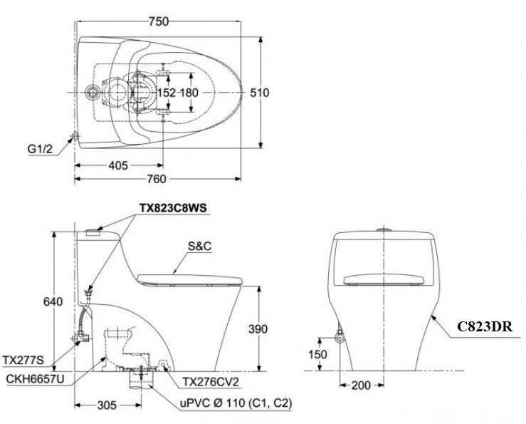 bản vẽ MS823DRT2#XW